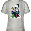 A Happy Christmas With New England Patriots Snoopy Youth T-Shirt –