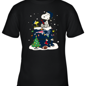 A Happy Christmas With New England Patriots Snoopy Youth T-Shirt - 3 A Happy Christmas With New England Patriots Snoopy Youth T Shirt 9