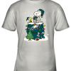 A Happy Christmas With Philadelphia Eagles Snoopy Youth T-Shirt –