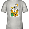 A Happy Christmas With Pitburg Steelers Snoopy Youth T-Shirt –