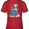 A Happy Christmas With Tennessee Titans Snoopy Youth T-Shirt –