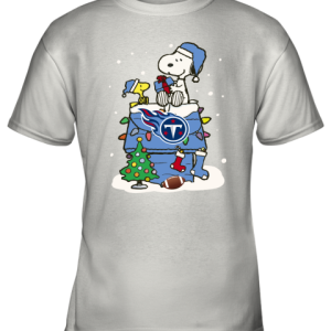 A Happy Christmas With Tennessee Titans Snoopy Youth T-Shirt - 3 A Happy Christmas With Tennessee Titans Snoopy Youth T Shirt 8
