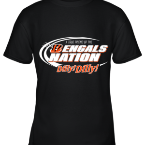 A True Friend Of The Bengals Nation Youth T Shirt 1