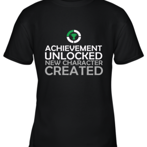 Achievement Unlocked Fatherhood And New Character Created Matching Version Two Youth T-Shirt –