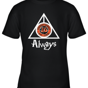 Always Love The Cincinnati Bengals x Harry Potter Mashup Youth T-Shirt –