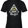 Always Love The Green Bay Packers x Harry Potter Mashup Youth T-Shirt –