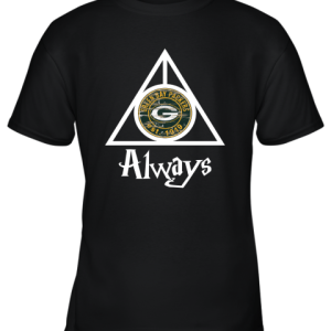 Always Love The Green Bay Packers x Harry Potter Mashup Youth T-Shirt –