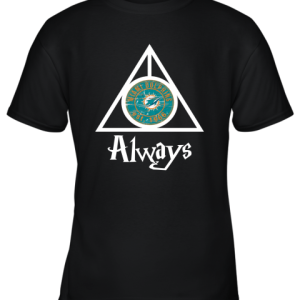 Always Love The Miami Dolphins x Harry Potter Mashup Youth T-Shirt –