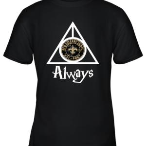 Always Love The New Orleans Saints x Harry Potter Mashup Youth T-Shirt –