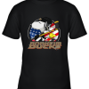 Anaheim Ducks Ice Hockey Snoopy And Woodstock NHL Youth T-Shirt –