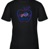 Apple Heartbeat Teacher Symbol Buffalo Bills Youth T-Shirt –