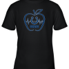 Apple Heartbeat Teacher Symbol Indianapolis Colts Youth T-Shirt –