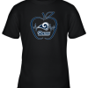 Apple Heartbeat Teacher Symbol Los Angeles Rams Youth T-Shirt –