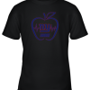 Apple Heartbeat Teacher Symbol New York Giants Youth T-Shirt –