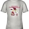 Arizona Cardinals Let’s Play Football Together Snoopy NFL Youth T-Shirt –