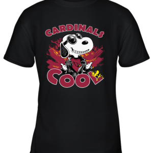 Arizona Cardinals Snoopy Joe Cool We’re Awesome Youth T-Shirt –