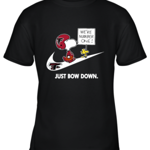Atlanta Falcons Are Number One – Just Bow Down Snoopy Youth T-Shirt –