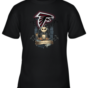 Atlanta Falcons Jack Skellington This Is Halloween NFL Youth T-Shirt –