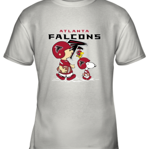 Atlanta Falcons Let’s Play Football Together Snoopy NFL Youth T-Shirt –