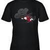 Atlanta Falcons Snoopy Plays The Football Game Youth T-Shirt –