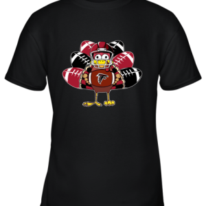 Atlanta Falcons Turkey Football Thanksgiving Youth T-Shirt –