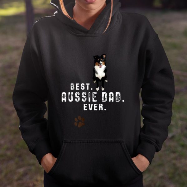 Australian Shepherd Best Aussie Dad Ever Gift T Shirt  Itees Global