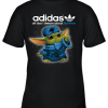 Baby Yoda Adidas All Day I Dream About Carolina Panthers Youth T-Shirt –