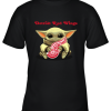 Baby Yoda Hugs The Detroit Redwings Ice Hockey Youth T-Shirt –