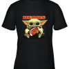 Baby Yoda Loves The Chicago Bears Star Wars NFL Youth T-Shirt –