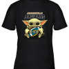 Baby Yoda Loves The Jacksonville Jaguars Star Wars NFL Youth T-Shirt –