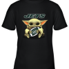 Baby Yoda Loves The New York Jets Star Wars NFL Youth T-Shirt –