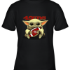 Baby Yoda Loves The San Francisco 49ers Star Wars NFL Youth T-Shirt –