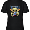 Baby Yoda Loves The Tennessee Titans Star Wars NFL Youth T-Shirt –