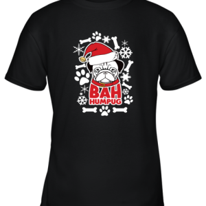 Bah Humpug Ugly Christmas Holiday Adult Crewneck Youth T-Shirt –