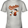 Baltimore Orioles Let’s Play Baseball Together Snoopy MLB Youth T-Shirt –