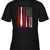 Baseball Inspired American Flag Distressed Youth T-Shirt –