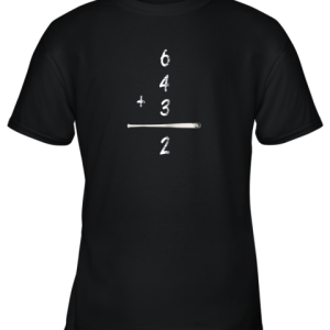 Baseball Math 6 4 3 2 Double Play Cute Shirt Softball Game Youth T-Shirt - 1 Baseball Math 6 4 3 2 Double Play Cute Shirt Softball Game Youth T Shirt 2
