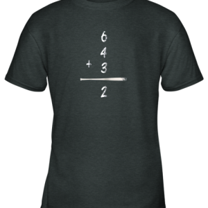 Baseball Math 6 4 3 2 Double Play Cute Shirt Softball Game Youth T-Shirt - 3 Baseball Math 6 4 3 2 Double Play Cute Shirt Softball Game Youth T Shirt 4