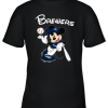 Baseball Mickey Team Milwaukee Brewers Youth T-Shirt –