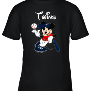 Baseball Mickey Team Minnesota Twins Youth T-Shirt –