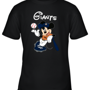 Baseball Mickey Team San Francisco Giants Youth T-Shirt –