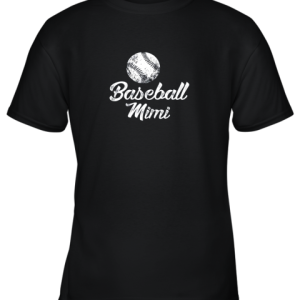 Baseball Mimi Shirt Cute Funny Player Fan Gift Youth T Shirt 2