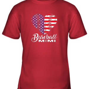 Baseball Mimi Shirt Mothers Day Gifts Youth T Shirt 7
