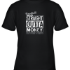 Baseball Mom Straight Outta Money Youth T-Shirt –