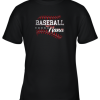 Baseball Nana Shirt Baseball Grandma Gift Shirts Youth T-Shirt –
