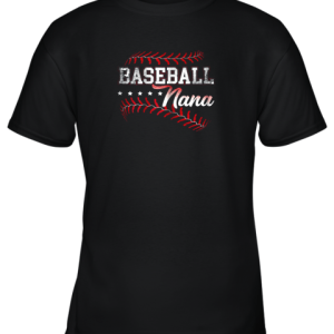 Baseball Nana Shirt Baseball Grandma Gift Shirts Youth T Shirt 1