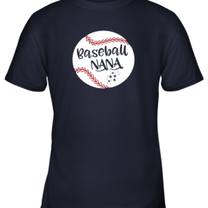 Baseball Nana Shirt Grandma Youth T Shirt 3