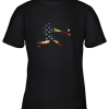 Baseball Shirt American Flag Traditions Baseballin Graphic Youth T-Shirt –