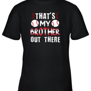 Baseball Sister Shirt Cute Baseball Gift For Sisters Youth T-Shirt –