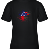 Baseball U.S American Flag Youth T-Shirt –